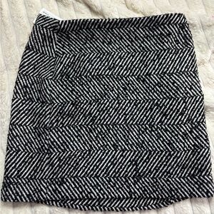 Fifteen Twenty Black and White Mini Pencil Skirt